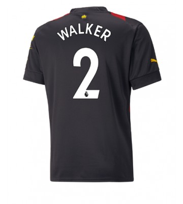Manchester City Kyle Walker #2 Bortedrakt 2022-23 Kortermet